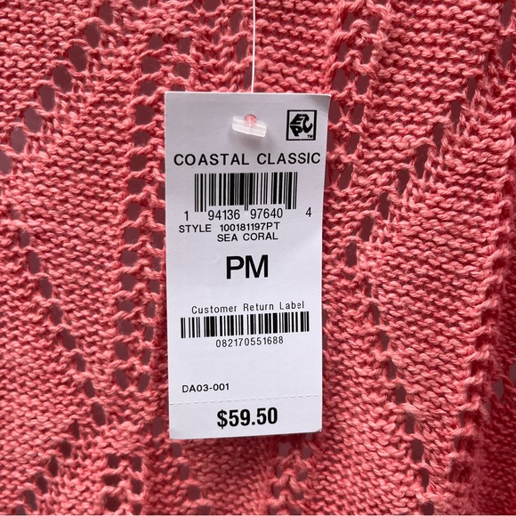 NWT | Style & Co | Women’s Costal Classic Cardigan Petite | Size MP - Picture 8 of 9